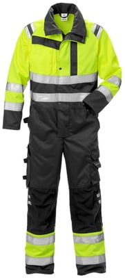 Fristads samfestingur HiViz gulur/svartur