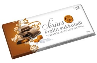 Síríus Pralín súkkulaði með karamellufyllingu 100 g