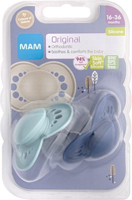 MAM Original snuð 16-36 mánaða S 2 stk.