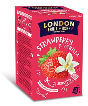 London tea strawberry & vanilla 20 pcs