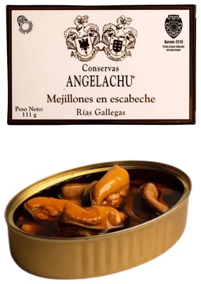 Angelachu Kræklingur í Escabeche - 115 gr.