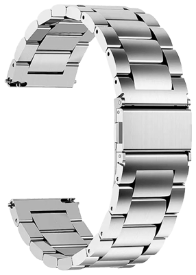 22mm ól fyrir snjallúr (W010) - Silfur keðju ól