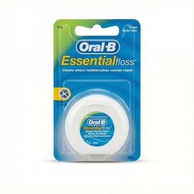 Oral-B Essentialfloss Mint vaxaður tannþráður 50 m