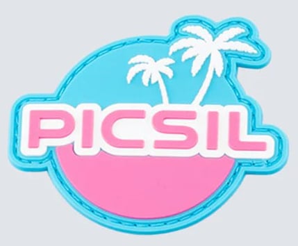 Merki með frönskum rennilás (velcro patch)