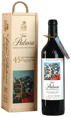 2019 Viña Pedrosa Gran Reserva Anniversario í trékassa