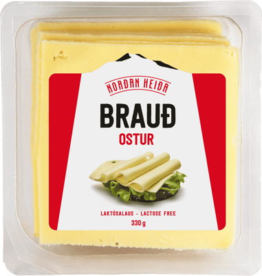 Norðan Heiða Brauðostur Laktósalaus 330 g