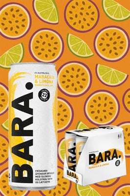 Bara / Maracuja og Lime / 6 í kippu