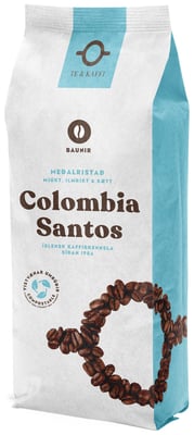 Te & Kaffi Colombia Santos Kaffibaunir 400 g