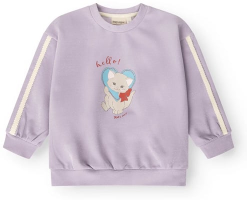 Luanna sweatshirt – Purple glitter