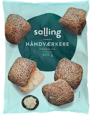 Salling handverksrúnstykki 8 stk. 600 g
