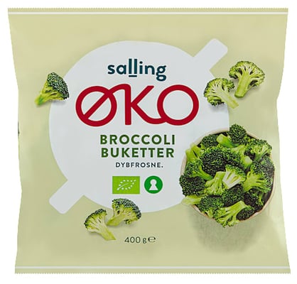 Salling ØKO lífrænt spergilkál, hraðfryst 400 g