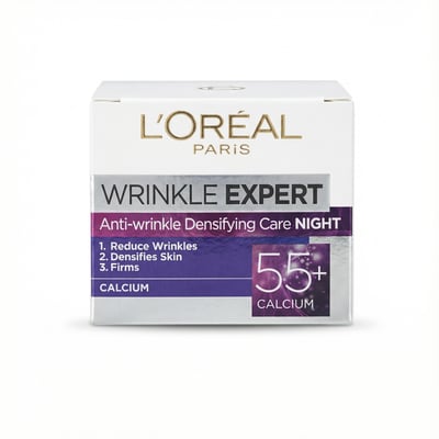 L'Oréal Paris Wrinkle Expert þéttandi næturmeðferð gegn hrukkum 55+ 50 ml