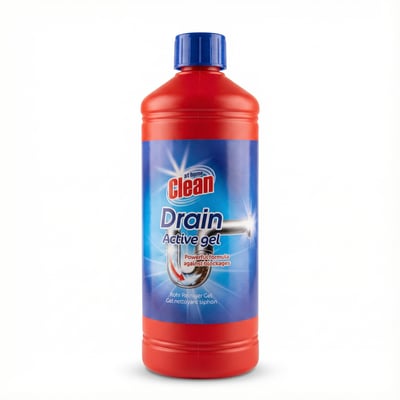 At Home Clean virkt gel fyrir niðurföll 1 l