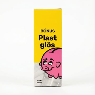 Bónus Plastglös 25 stk 225 ml