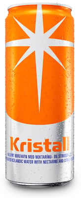 Kristall Nektarínu og sítrus 330 ml