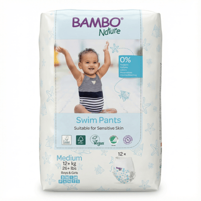 Bambo Nature sundbleyjur Medium 12 stk