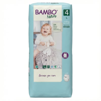 Bambo Nature buxnableiur stærð 4 L 40 stk