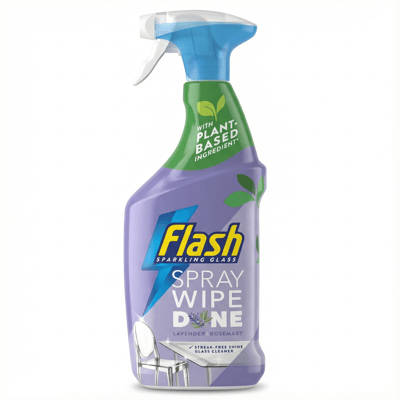 Flash Sparkling Glass Spray Lavender & Rosemary glerhreinsir 800 ml