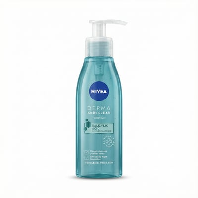 Nivea Derma Skin Clear þvottagel með salisýlsýru og níasínamíði 150 ml