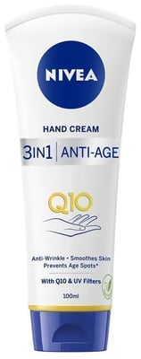 Nivea Q10 3 in 1 Handáburður sem vinnur gegn öldrunareinkennum húðarinnar 100 ml