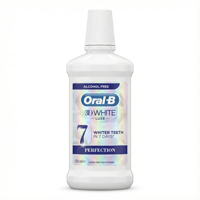 Oral-B 3D White Luxe Perfection Clean Mint alkóhólfrítt munnskol 500 ml