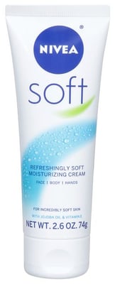 Nivea Soft Mjúkt Rakagefandi Krem 75 ml