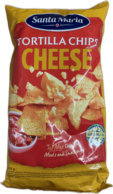 Santa Maria tortillaflögur með osti 475 g