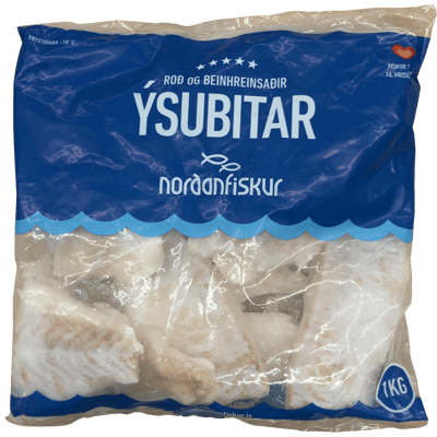 Norðanfiskur Roð- og beinhreinsaðir ýsubitar 1 kg