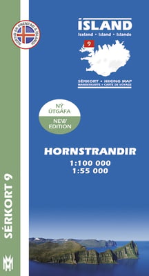 Hornstrandir 1:100 000 - Sérkort 9