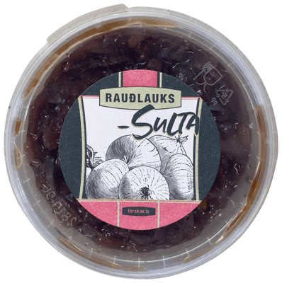 Ferskar Rauðlaukssulta 200 g