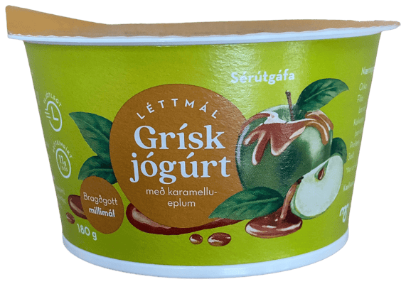 Léttmál Grísk jógúrt með karamellueplum 180 g
