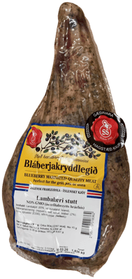 SS Bláberjakryddlegið lambalæri stutt 1836 g