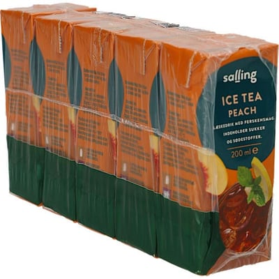 Salling íste með ferskjubragði 5 × 200 ml