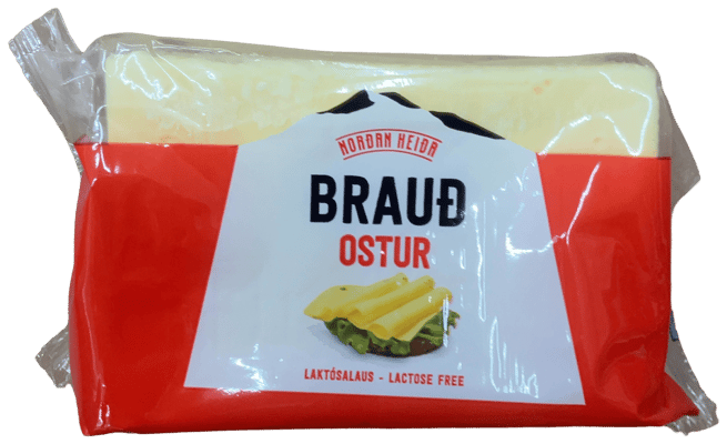 Norðan Heiða Brauðostur Laktósalaus 998 g