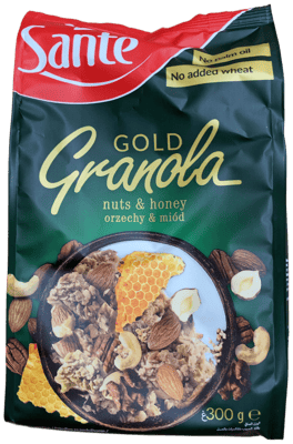 Sante Granola Gold hnetur og hunang 300 g