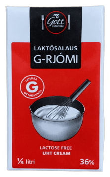 Gott Laktósalaus G-rjómi 36% 250 ml