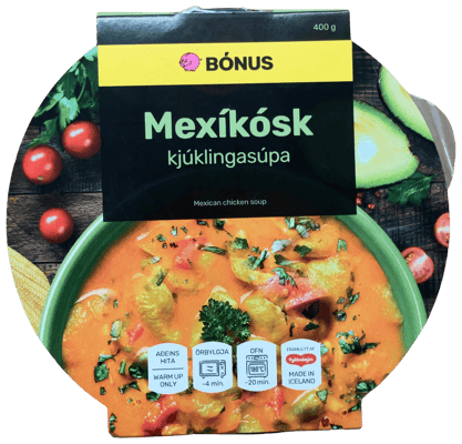 Bónus Mexíkósk Kjúklingasúpa 400 g