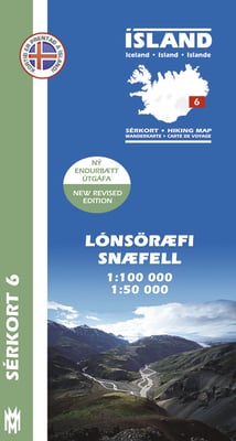 Lónsöræfi, Snæfell 1:100 000 - Sérkort 6