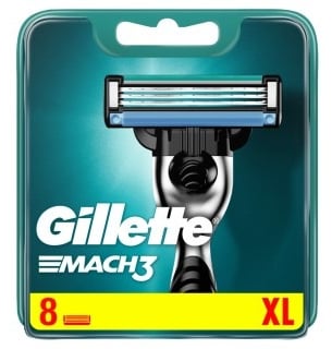 Gillette Mach3 rakblöð 8 stk