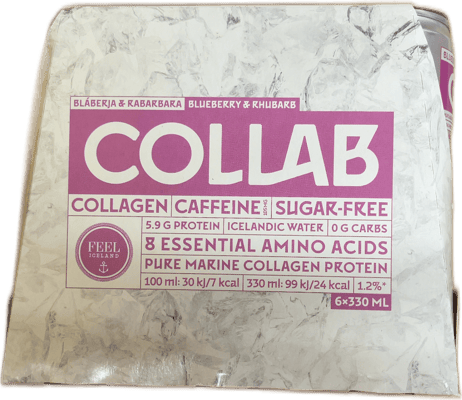 Collab Feel Bláberja & Rabarbara 6 x 330 ml