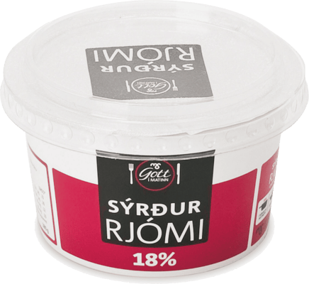 Gott í matinn Sýrður rjómi 18% 180 g