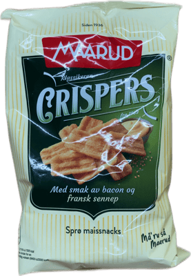 Maarud Crispers beikon og franskt sinnep 125 g