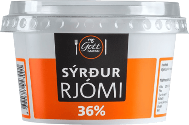 Gott í matinn Sýrður Rjómi 36% 180 g