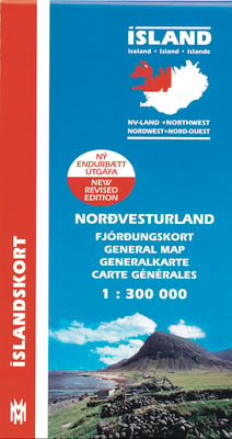 Norð-Vesturland 1:300 000: Fjórðungskort