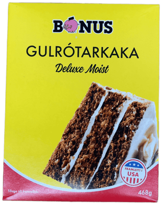 Bónus Gulrótarkaka Deluxe Moist 468 g