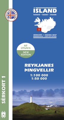 Reykjanes, Þingvellir 1:100 000 - Sérkort 1