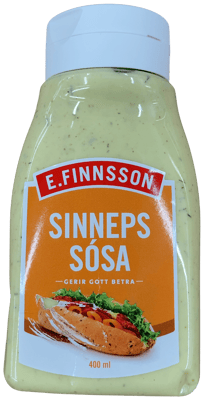 E. Finnsson Sinnepssósa 400 ml