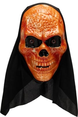 Halloween gríma með efni