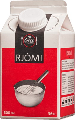 Gott í matinn Rjómi 36% 500 ml