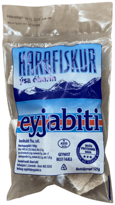 Eyjabiti Harðfiskur ýsa óbarin 125 g